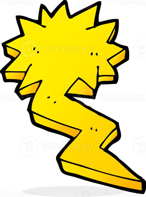 Cartoon Lightning Bolt Symbol 45161517 Png