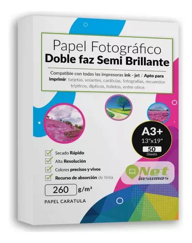 Papel Fotogr Fico Doble Faz Semi Brillo A Hojas Gr Cuotas