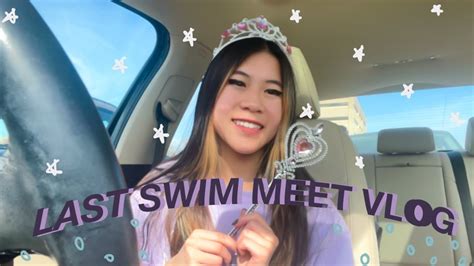 🏊‍♀️last High School Swim Team Meet Vlog💦💧🌊 Come To Conferences With Me