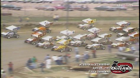 Throwbackthursday World Of Outlaws Sprint Cars Eldora Speedway April