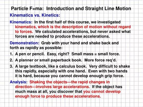 PPT - Kinematics vs. Kinetics: PowerPoint Presentation, free download - ID:5571109