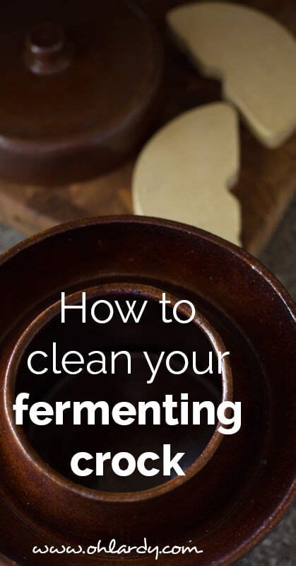 How To Clean Your Fermenting Crock Oh Lardy Fermentation Crock Fermenting Fermentation Recipes