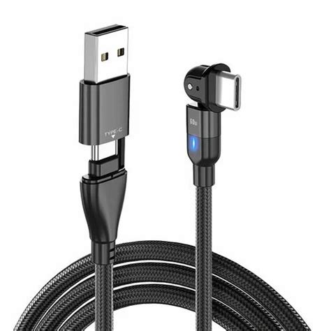 Verilux Usb C To Usb C Cable With Usb Adapter 6 6ft Support 60w Pd Fast Charging Durable Nylon