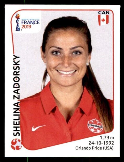 Panini Women S World Cup Shelina Zadorsky Canada No Uswnt