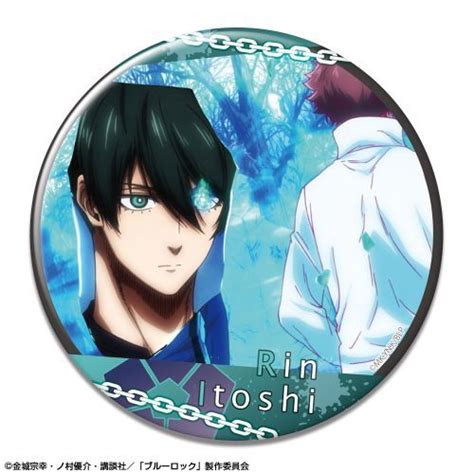 CDJapan TV Animation Blue Lock Can Badge Design 40 Rin Itoshi A