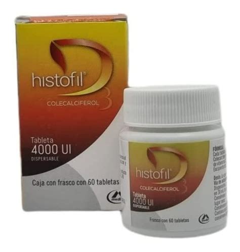 Histofil Ui Caja Con Tabletas Frasco Original Meses Sin