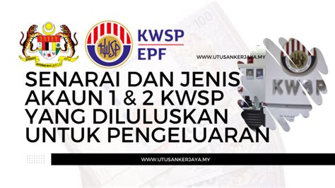 Senarai Dan Jenis Akaun Kwsp Yang Diluluskan Untuk Pengeluaran