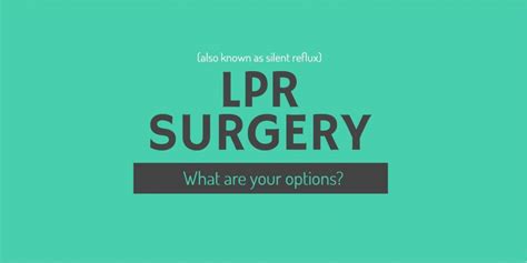 LPR Surgery – What Are Your Options? - Wipeout Reflux