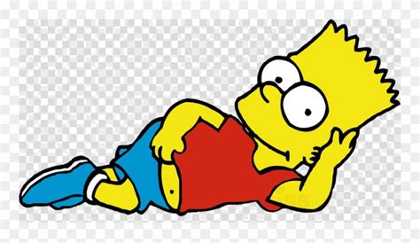 The Simpsons Character Lying Down On His Stomach With One Hand Up To