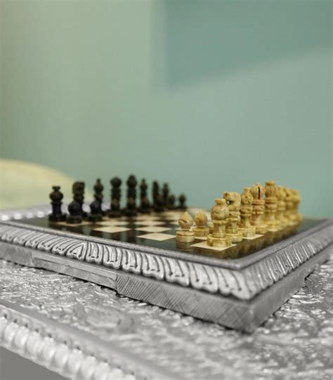 Silver Chess Set | Beyond Square