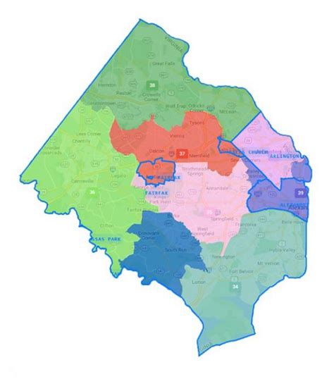 Map Of Fairfax City Va