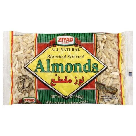 Ziyad All Natural Blanched Slivered Almonds 12 Oz Fry’s Food Stores