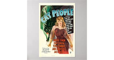 Cat People Poster | Zazzle