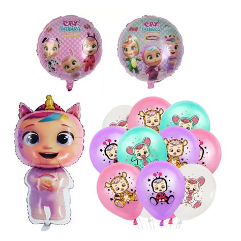 Set Globos L Tex Globos Aluminio Beb S Llorones Tu Fiesta A Un Click