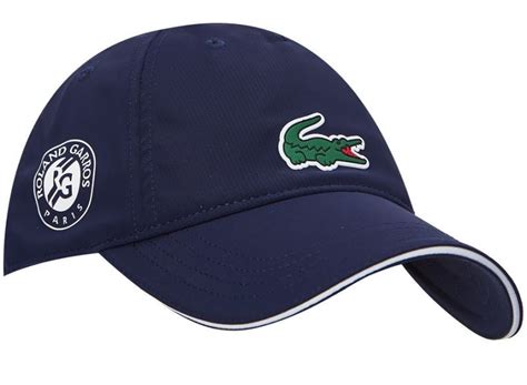 Lacoste Roland Garros Cap Navy Blue White Tennis Zone Trgovina