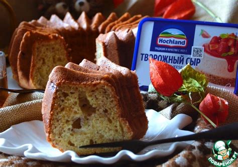 Банановый кекс на творожном сыре – кулинарный рецепт