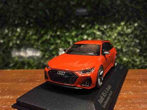 1 43 Minichamps Audi RS 6 Avant 2019 Orange 410018014MGM Max Gear