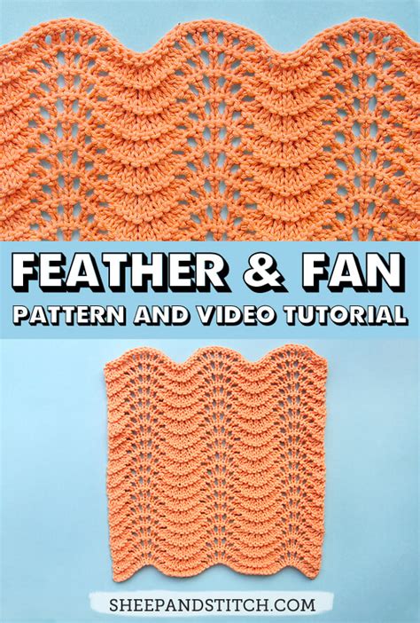 Feather And Fan Stitch For Beginners Sheep And Stitch