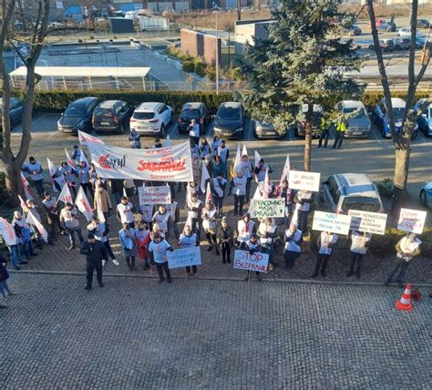 Protest w obronie zwolnionych Pracowników IPN OM NSZZ Solidarność Enea