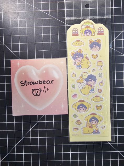 NCT X SANRIO Jaehyun Stickers Strawbear LolaPay