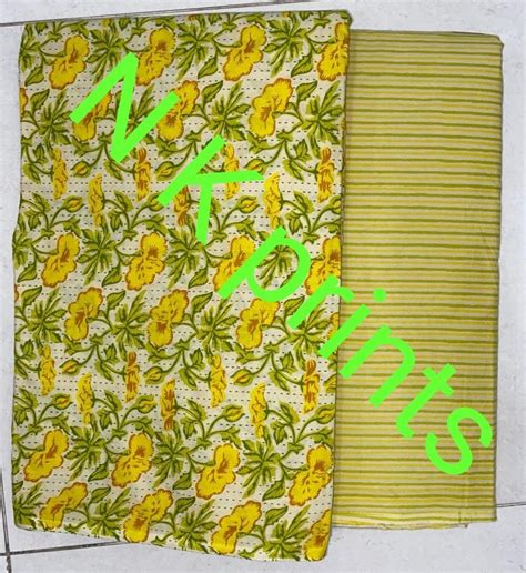 Kurti Fabrics Cambric Prosin Printed At Rs Meter Floral Cotton