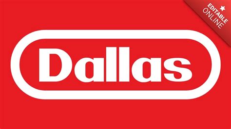 Dallas Logotipo Nintendo Generador De Efectos De Texto