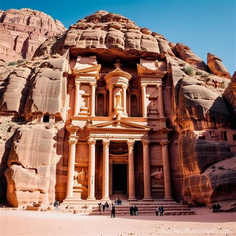 Jordans Iconic Pink City Of Petra In 4k Hd Stable Diffusion Online