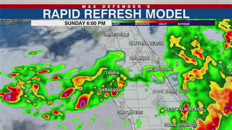 Max Defender 8 Forecast Storms Continue To Move Through Tampa Bay Wfla