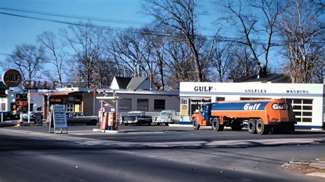 Vintage Gas Stations: Gulf Tanker At Gulf