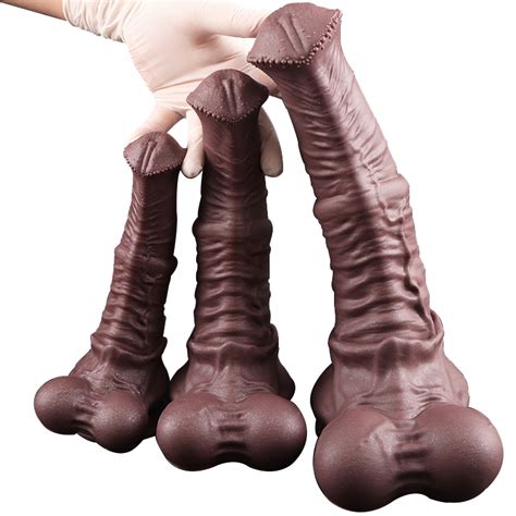 Realistyczne koń Dildo miękki skóra silikon GIGANT m 30x7 8 cm 15213880922 Allegro pl