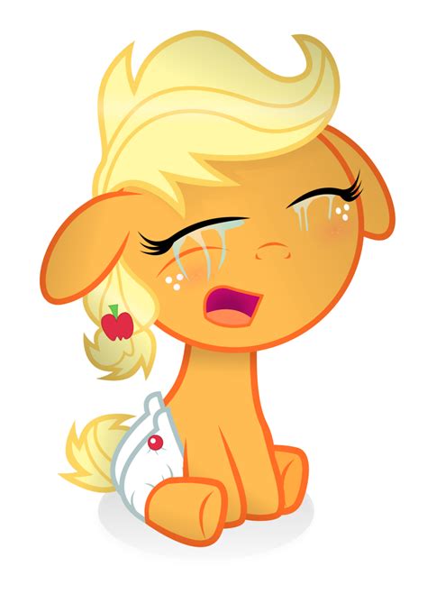 Image - Crying baby applejack.png | My Little Pony Fan Labor Wiki ...