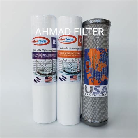 Jual Filter Air Paket SPERPART Saringan Air 3 Tahap Kotor Bau 10 SSC