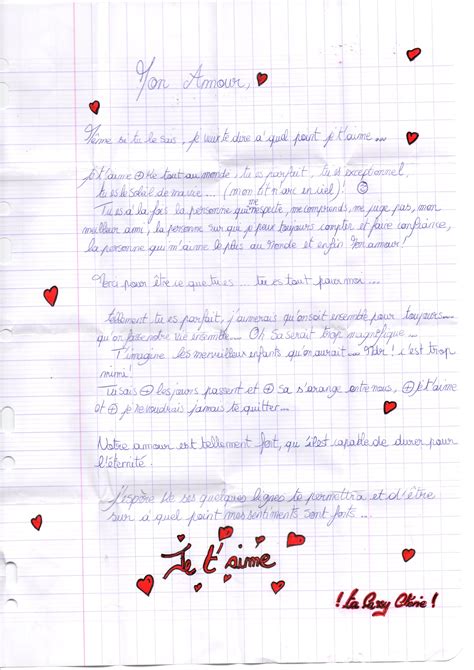 Une Lettre D Amour Pour Mon Amour Exemple De Lettre