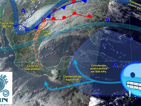 Diario del Yaqui Clima en México para este 10 de abril frente frío