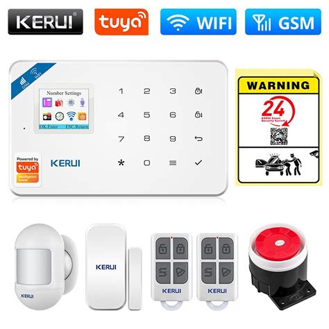 Kerui Tuya Smart Wifi Gsm Syst Me D Alarme De S Curit Fonctionne Avec