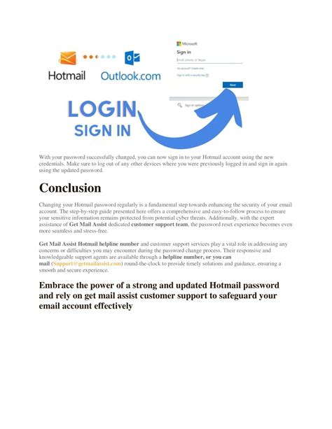 PPT How To Change Your Hotmail Password Step By Step Guide PowerPoint