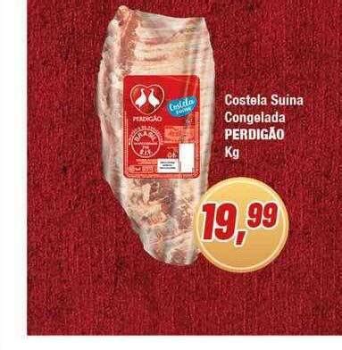 Costela suina congelada perdigão kg oferta na Rede Economia