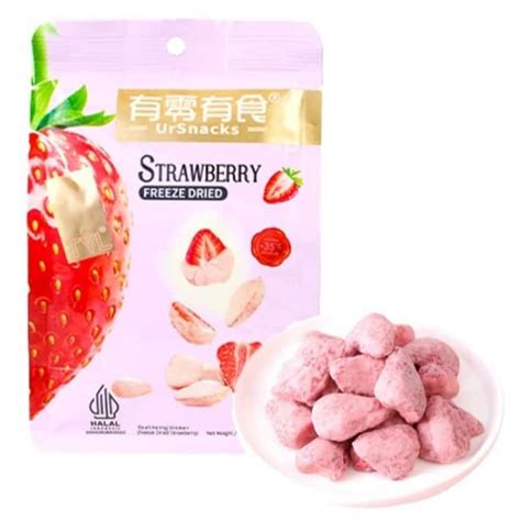 Jual URSNACKS FREEZE DRIED FRUIT STRAWBERRY SNACK KERIPIK BUAH STOBERI