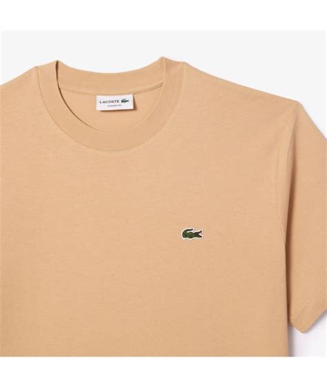 T Shirt Lacoste Cols Roules Homme Saumon