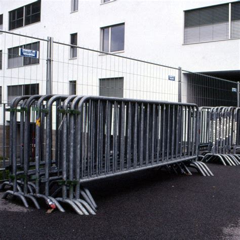 Galvanized Steel Barricades Hardout Productions