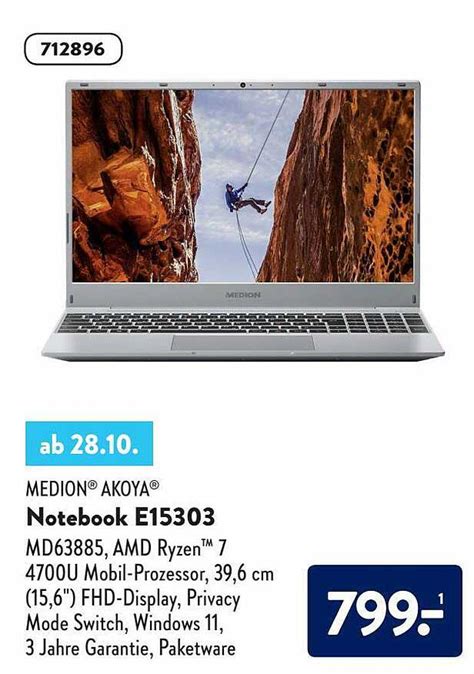 Medion Akoya Notebook E Angebot Bei Aldi S D Prospekte De