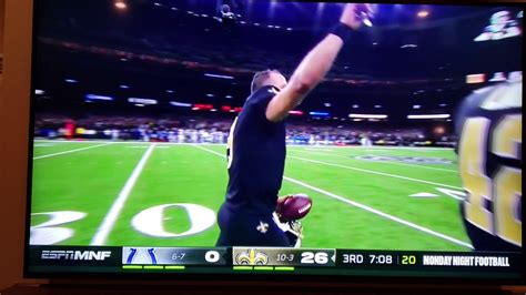 Drew Brees Breaks Touchdown Record Youtube