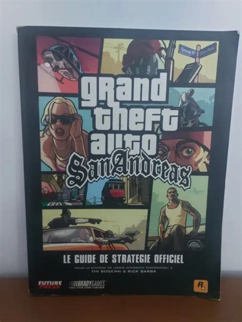 Guide Gta San Andreas Grand Theft Auto Avec Poster Officiel Rockstar