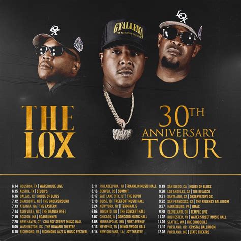 The Lox 30th Anniversary Tour A Celebration Of Hip Hop Legacy SWAY S