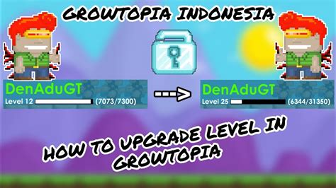 Cara Mudah Naik Level Di Growtopia Youtube