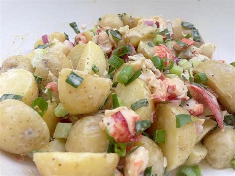 Lobster And Potato Salad Potato Salad Summertime Recipes Salad