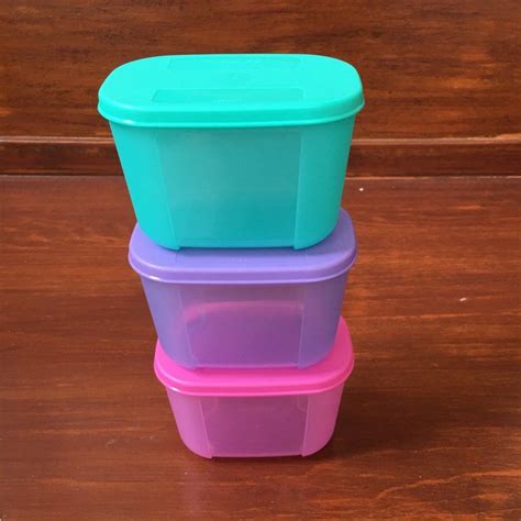 Pcs Tupperware Container Ml Storage Kotak Bekal Bekel Makan