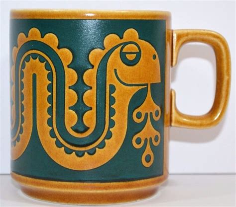 Vintage Hornsea Pottery England Nessie Mug John Clappison Loch Ness