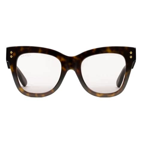 Gucci Cat Eye Frame Sunglasses Tortoiseshell Gucci Eyewear Avvenice