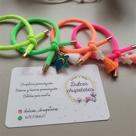 Pulseras Fl Or Dulces Chupeteros